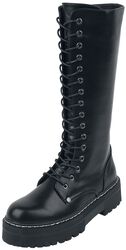 Svarte Boots med Hæl, Black Premium by EMP, Boot