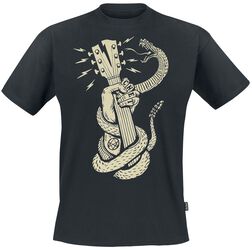 Fist and snake t-skjorte, Chet Rock, T-skjorte