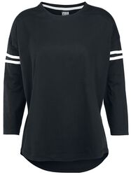 Ladies Sleeve Striped L/S Tee, Urban Classics, Langermet skjorte