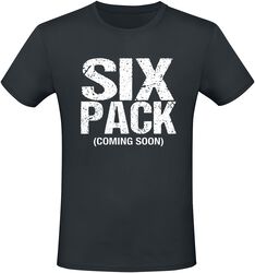 Six Pack Coming Soon, Slogans, T-skjorte