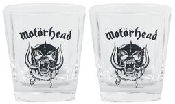 Whiskey Glass Set, Motörhead, Whiskyglass