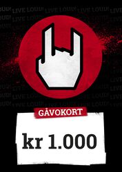 Gavokort 1000,00 NOK, Gavokort, Gavekort