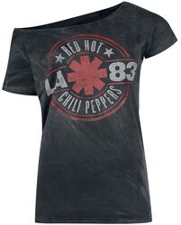 Distressed Logo, Red Hot Chili Peppers, T-skjorte