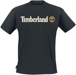 Kennebec River Linear Logo Kortermet T-skjorte, Timberland, T-skjorte