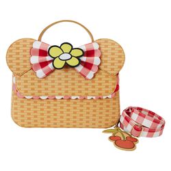 Loungefly - Minnie Picnic Basket, Mickey Mouse, Håndveske