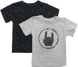 Sett med to svart/grå t-skjorter for barn, EMP Stage Collection, T-skjorte