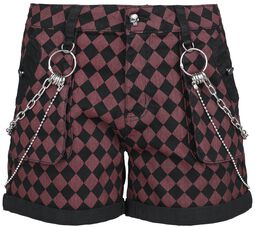 Checkerboard Shorts, Rock Rebel by EMP, Shorts