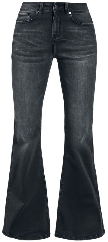 Jil - Svarte Jeans med Lys Vask