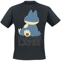Munchlax - Maybe later, Pokémon, T-skjorte