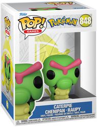 Caterpie - Chenipan - Raupy vinyl figurine no. 848, Pokémon, Funko Pop!
