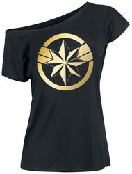 Captain Marvel logo, The Marvels, T-skjorte