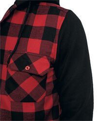 Hooded Checked Flannel, Urban Classics, Flanellskjorte