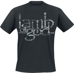 Large Stacked Logo, Lamb Of God, T-skjorte