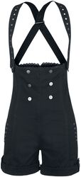 Gothic dungarees, Gothicana by EMP, Shorts