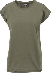 Ladies Extended Shoulder Tee, Urban Classics, T-skjorte