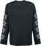 Long-Sleeve Shirt with Gothic Print