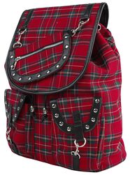 Red Tartan Backpack, Banned, Ryggsekk