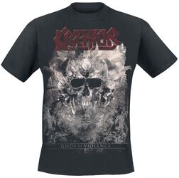 Gods Of Violence-Skulls, Kreator, T-skjorte