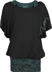 Dobbelpakke med slangeprint, Black Premium by EMP, T-skjorte