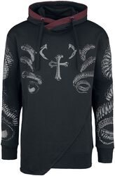 Slange print hoodie, Black Premium by EMP, Hettegenser