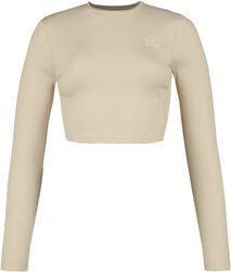 WOMEN'S X-FIT RIB genser, Alpha Industries, Langermet skjorte