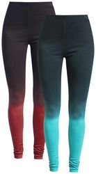 Dobbelpakke med fargegraderende leggings, Full Volume by EMP, Leggings