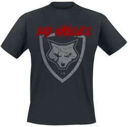 Paw Logo Shield, Bad Wolves, T-skjorte