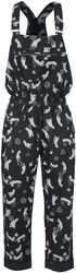 Dungarees med all-over print, Gothicana by EMP, Overall