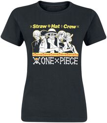 Straw Hat Crew, One Piece, T-skjorte