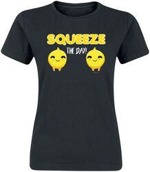 Squeeze the day!, Slogans, T-skjorte
