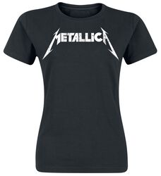 Textured Logo, Metallica, T-skjorte