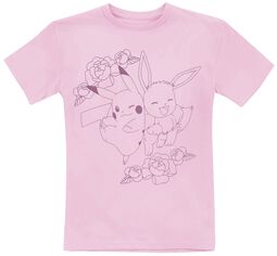 Kids - Pikachu and Eevee, Pokémon, T-skjorte