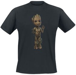 I am Groot - Wave pose, Guardians Of The Galaxy, T-skjorte
