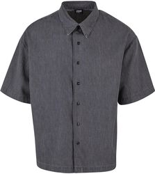 Lightweight Denim Shirt, Urban Classics, Kortermet skjorte