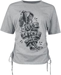 T-skjorte med print på framsiden, Rock Rebel by EMP, T-skjorte