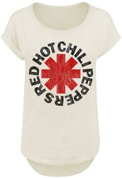 Distressed Logo, Red Hot Chili Peppers, T-skjorte