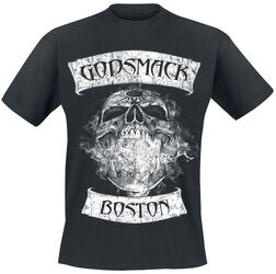 Burning Skull, Godsmack, T-skjorte