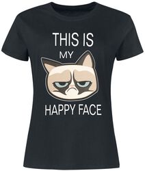 This Is My Happy Face, Grumpy Cat, T-skjorte
