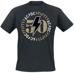 Fifty Bold Emblem, AC/DC, T-skjorte