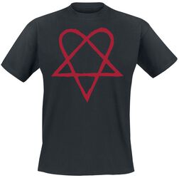 Dark Red Heartagram, HIM, T-skjorte