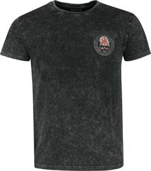 T-skjorte med Hodeskalleprint, Black Premium by EMP, T-skjorte