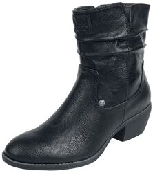 Svarte Boots med Hæl, Black Premium by EMP, Boot