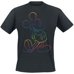 Rainbow Mickey, Mickey Mouse, T-skjorte