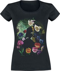 Black Flower, Alice in Wonderland, T-skjorte