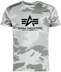 Basic T-skjorte camo, Alpha Industries, T-skjorte