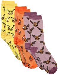 Pikachu Charmander Eevee sokker, Pokémon, Sokker
