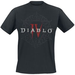 4 - Pentagram, Diablo, T-skjorte