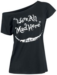 Filurkatten - We're All Mad Here, Alice in Wonderland, T-skjorte