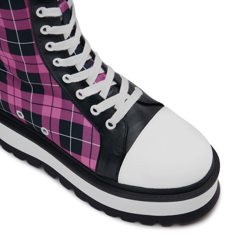 Salvius Safety Pin Military Lace Up Boots KOI Snørestøvletter EMP