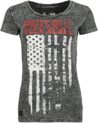 Rock Rebel X Route 66 - T-Shirt, Rock Rebel by EMP, T-skjorte